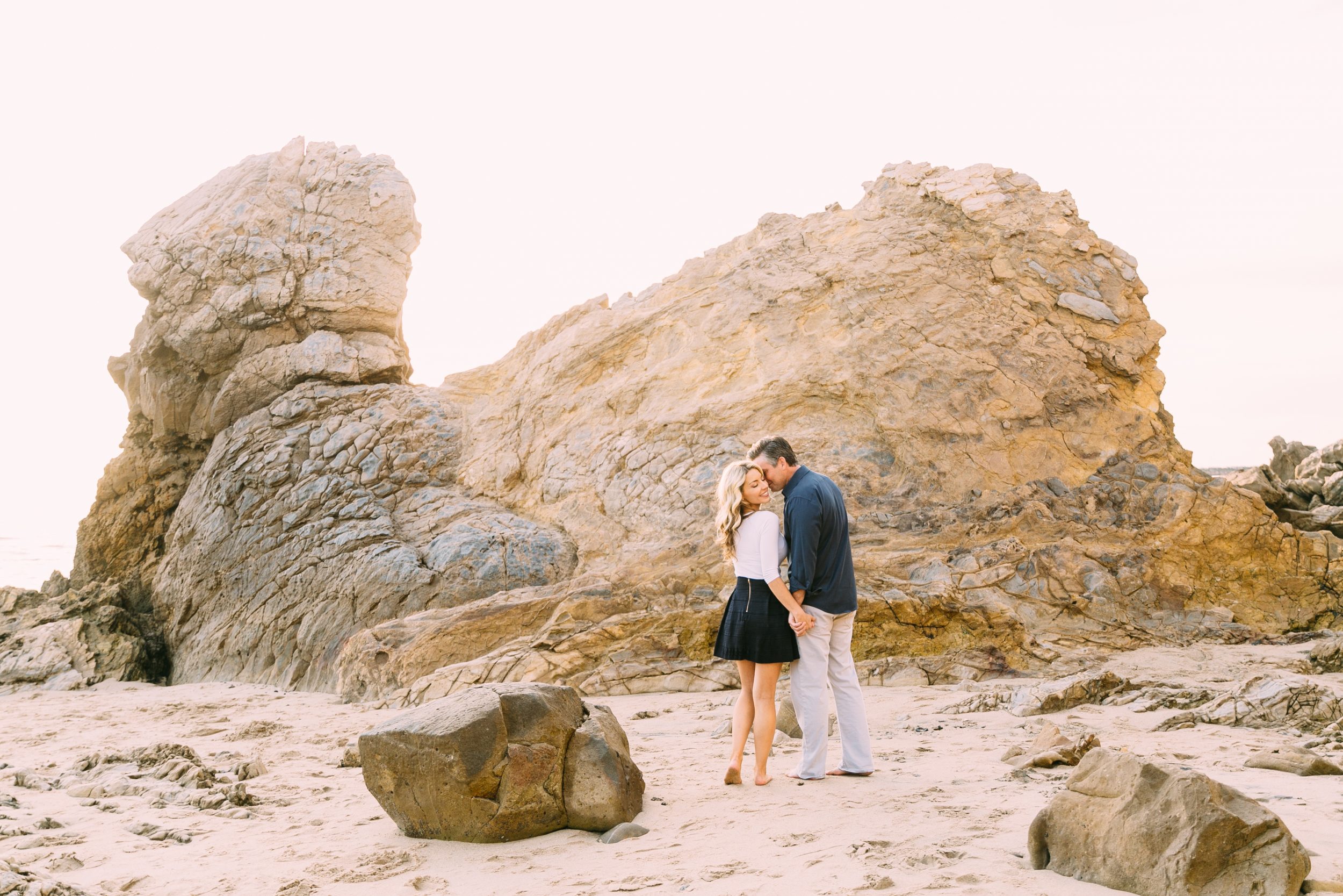 Romantic Beach Engagement Session in Corona Del Mar