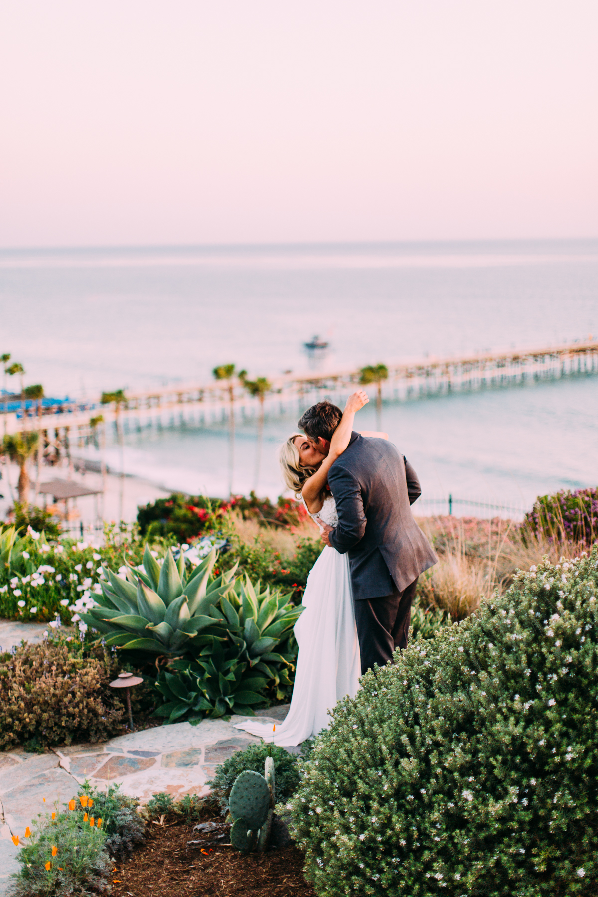 Beautiful Cliffside Wedding at Casa Romantica in San Clemente, San Juan  Capistrano Photography