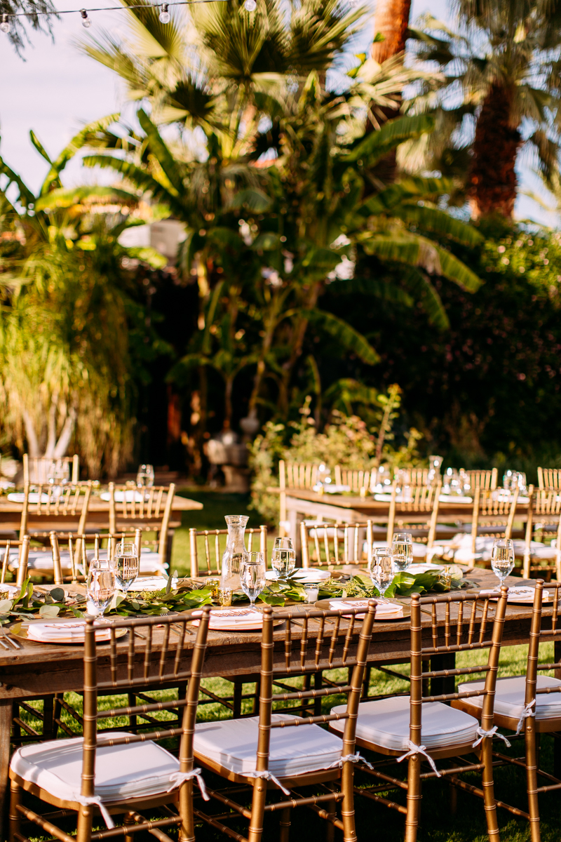 Estate wedding in Palm Springs